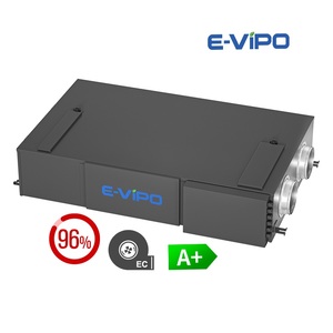 Système de ventilation ERV, unité de récupération de chaleur, échangeur d'enthalpie, système de ventilation d'air frais, récupérateur d'air HVAC, MVHR - Product Image 1