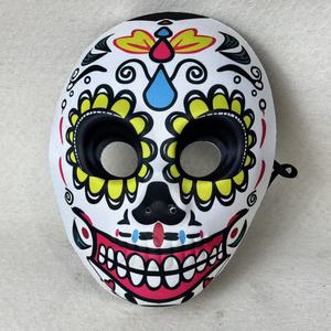 Maschera con Stampa Digitale Teschio per il Giorno dei Morti Messicano, Festival dei Fantasmi, Decorazione per Carnevale e Atmosfera Festiva - Product Image 4