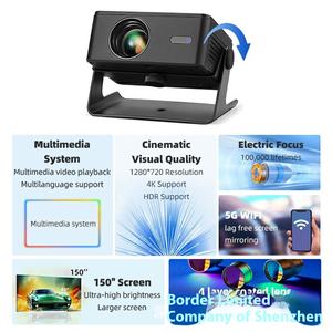 Haute Configuration A32 Mini projecteur vidéo Home cinéma 4K <span class=keywords><strong>3D</strong></span> 2G lampe à LED haute luminosité support direct d'usine modèle A30 - Product Image 3