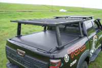 TCAL TK-01-30 Gen2 Support de toit robuste en aluminium à 2 pieds réglables pour benne de camion et barre de protection, universel, capacité de charge 400 kg