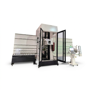 เครื่องเจาะและกัดกระจกแนวตั้ง CNC อัตโนมัติรุ่นใหม่ ควบคุมด้วย PLC ขับเคลื่อนด้วยมอเตอร์ ประสิทธิภาพสูง สำหรับงานแปรรูปกระจก - Product Image 1
