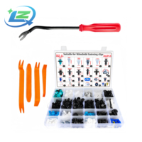 Kit d'assortiment de 385 attaches de maintien multi-tailles universelles pour pièces de montage de garnitures de porte Mitsubishi
