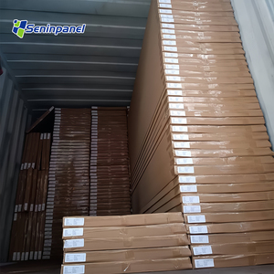 Seninpanel Chine Standard Usine Prix raisonnable Panneaux muraux à <span class=keywords><strong>lattes</strong></span> acoustiques en bois - Product Image 6