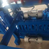 Machine semi-automatique 4 35A pour la fabrication de blocs creux en béton, machine à briques de pavage en ciment avec trémie d'alimentation