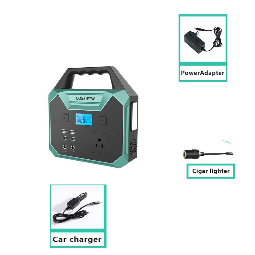 Tragbares Kraftwerk 150Wh Solargenerator mit AC110V 220V Steckdose Laden Sie mehr Geräte 40800mAh Backup-Batterie für Home Camp