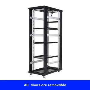 Datakast 12/16/20/24/28/32/38/42u 600*1000Mm Staande Server Rack 19Inch Netwerkkast Met Glazen Deur