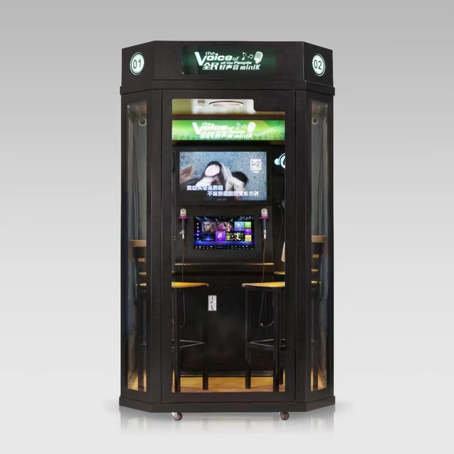 Coin Operated Electronic Jukebox Karaoke Singing Room KTV Game Machine Arcade Mall Street Park Plaza Station Singing Booth
