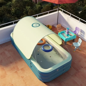 <span class=keywords><strong>Piscine</strong></span> gonflable extérieure d'été de 3M avec la <span class=keywords><strong>piscine</strong></span> de PVC d'<span class=keywords><strong>auvent</strong></span> - Product Image 2