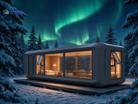 Cabine Capsule Spatiale Préfabriquée en Aluminium – Hébergement de Vacances, Maison de Vacances, Résidence de Vacances, Sur Mesure