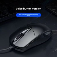 Mouse Optik USB Berkabel 3D Hitam Murah, Ergonomis, Tahan Air, untuk Bisnis & Kantor, dengan Logo Kustom, Stok Tersedia, 3 Tombol, Dapat Diisi Ulang