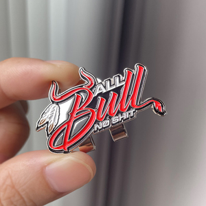 Tùy Chỉnh Cá Nhân Kim Loại Hat Brim Clip Với Logo Của Riêng Bạn Kim Cương Khung San Judas Men Huy Hiệu <span class=keywords><strong>Pins</strong></span> Bóng Chày Hat <span class=keywords><strong>Pins</strong></span> - Product Image 2