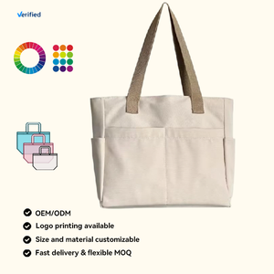 Large Capacity Oxford Tote Bags Custom Logo Shoulder Bag for Office Commute Daily Use and Promotions Bolsas De Tela