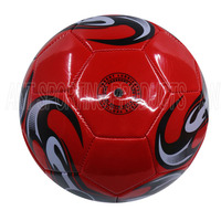 Vente en gros gonflable en cuir blanc taille officielle cinq 260-280 grammes 1.6mm PVC football