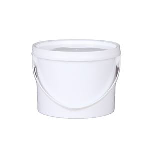 Seau en plastique recyclable personnalisé 2L avec couvercle et poignée pour peinture - Product Image 1