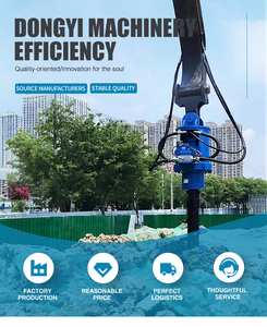 รถขุดดัดแปลงเป็นแท่นขุดเจาะแบบใช้พลังงานไฮดรอลิกสำหรับขุดหลุมปลูกต้นไม้ - Product Image 3