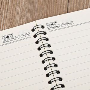 Bán buôn A5 văn phòng kinh doanh dây sắt vòng tròn giấy kraft máy tính xách tay 32K xoắn ốc hoạt động <span class=keywords><strong>notepad</strong></span> biểu tượng tùy chỉnh - Product Image 3