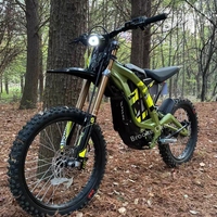 Vélo électrique Surron Light Bee X L1E 10K à transmission directe, autonomie de 75 km, 72V, modèle Surron Swc Wheeile pour la course.
