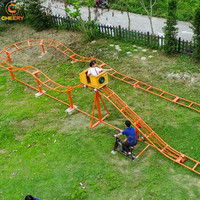 Manèges de parc d'attractions, jeu amusant parent-enfant, mini-montagnes russes à pédales sans moteur, sans électricité