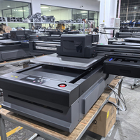 Impresora Uv de cama plana 6090 Impresora Uv industrial A1Phone Case Impresora Uv 3 I3200 Cabezales PP Software para impresión de vidrio de taza de botella