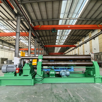 Machine à cintrer les tôles mécanique à 3 rouleaux, 99 % neuve, 20*2200 mm, équipement de traitement de tôles métalliques