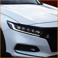 Pour Honda Accord 2018-2022, phare LED complet à 5 lentilles, projecteur Bi-LED, clignotant séquentiel, DRL, montage Plug and Play