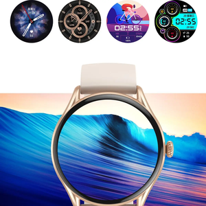 AW19 Smart Watch Top Magic Men Pantalla redonda HD de 1,28 pulgadas Llamada BT Juego de marcación personalizada Control remoto Selfie Sports Health Monitor - Product Image 6