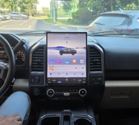 Radio Mobil Android 16 inci untuk Ford F150, Mendukung Sistem Asli, Pemutar Stereo Gaya Vertikal, Layar Carplay