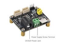 Carte de pilote de servo de bus série Waveshare pour composants électroniques Raspberry Pi/Arduino/ESP32 intégrant une alimentation servo