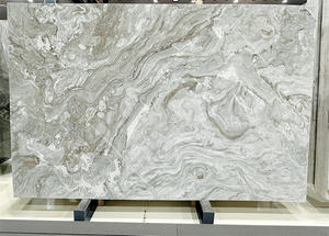 Losa de mármol pulida de avalancha de Brasil, cuarcita blanca, Ibere Calacata, avalancha para decoración de interiores - Product Image 6