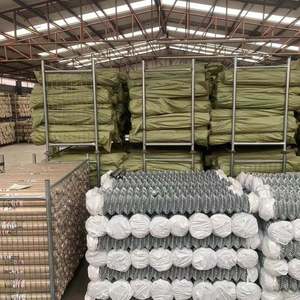 100ft 8ft 6ft mạ kẽm kim cương CHAINLINK hàng rào Cyclone dây lưới PVC đen Vinyl tráng Chuỗi liên kết hàng rào CuộN 50ft - Product Image 6