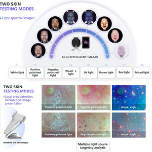 Nouvel analyseur de peau IA amélioré, équipement de beauté pour les soins de la peau, <span class=keywords><strong>dermatologie</strong></span>, analyse de la peau 3D, appareil d'imagerie intelligent Moji Al, 15,6 pouces - Product Image 3