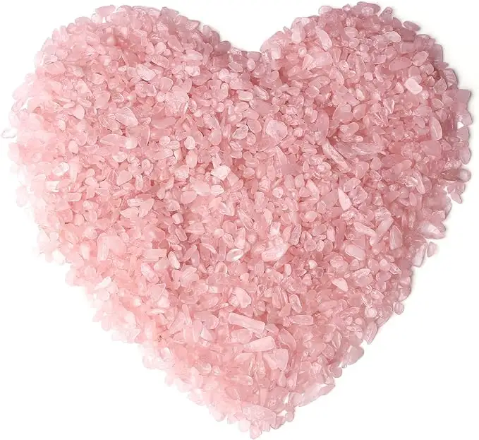 Großhandel Steine-Heilungskristall Kieselsteine Quarz-Chips Großprodukt rosa Kristall für Zuhause