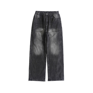 VIVGAE-Pantalon en Denim pour <span class=keywords><strong>Homme</strong></span> et Femme, Vintage, Original, de Marque Américaine, Tendance, Lavé - Product Image 1