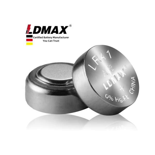 LR41, AG3, 384, 392, G13, GP92A, SR41W, 192, L736 Alkaline Zinc-manganese Dioxide Mercury-free Button Cell | 100 Count Packing