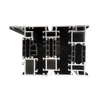 Profilé en aluminium thermo-isolant Extrusion de cadre de fenêtre Prix de gros par kg Persienne coupe-vent à ouverture horizontale Design moderne