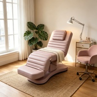 Table de massage électrique à 3 moteurs, lit de beauté réglable en hauteur, mobilier de salon, lit de spa inclinable pour esthéticienne