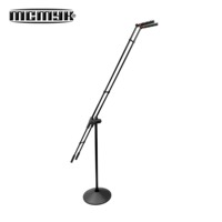 Microphone à condensateur professionnel M-6114 à double pôle, design sur pied en métal, connecteur XLR, filaire, suppression du bruit, pour chorale