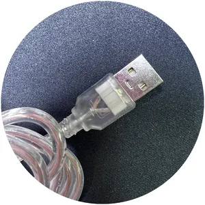 Led Neon dấu hiệu USB Một nam kết nối để mở Tước Trần dây kết thúc Pigtail cáp điện cho 5V LED Strip đèn