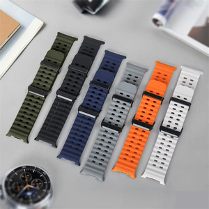 Correas Deportivas Marinas para Samsung <span class=keywords><strong>Galaxy</strong></span> <span class=keywords><strong>Watch</strong></span> 9, <span class=keywords><strong>Correa</strong></span> para Hombre y Mujer, Resistente al Agua, Transpirable, Estilo Océano, para <span class=keywords><strong>Galaxy</strong></span> <span class=keywords><strong>Watch</strong></span> 8 - Product Image 3