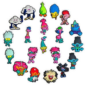 Nuevos y Lindos Diseños de <span class=keywords><strong>Trolls</strong></span>, Adornos para Zapatos, Venta al por Mayor, Decoraciones de Monstruos para Zapatos, Accesorios de Dibujos Animados para Pantuflas - Product Image 2