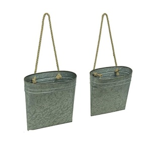 Macetas colgantes de plástico y Metal para jardín, accesorio decorativo para el hogar, con cadena colgante, venta al por mayor - Product Image 6