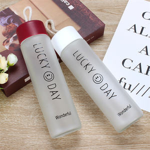 Smoon Sales Promotion Vacuum 360Ml Custom Logo Clear Bpa Free Glass <strong>Princess</strong> <strong>Water</strong> <strong>Bottle</strong> - Product Image 1