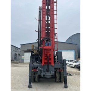 HongRun 100m-600m grande camion-montato e piccolo impianto di perforazione di pozzi d'acqua HR100-600 con compressore d'aria Made in China - Product Image 5