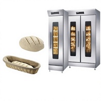 Armoire de Fermentation Professionnelle Entièrement Automatique à Contrôle Intelligent en Acier Inoxydable avec Écran Tactile, 16/32 Plateaux, Température 0-60°C