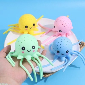 Hot Selling TPR Interactive Outdoor Octopus Beach Water Water Sprays Funny Bath <b>Squeeze</b> Stress Relief Toys for Kids Boys Girls - Product Image 2