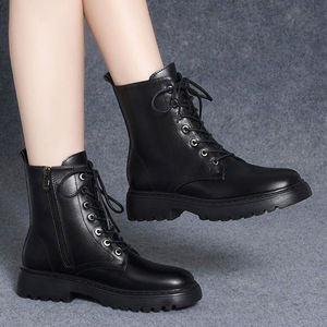 <span class=keywords><strong>Bottes</strong></span> d'Hiver à Fermeture Éclair Latérale, Chaussures Courtes Chaudes en Peluche pour Femmes, Tailles 35-41, Collection 2024 - Product Image 3