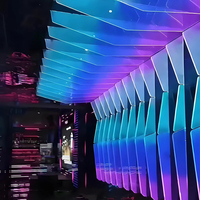Panneau lumineux en acrylique LED ignifuge de taille personnalisée Dream Color, panneau acrylique transparent pour les lumières de scène de discothèque de boîte de nuit