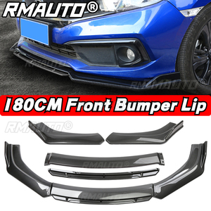 4Pcs Universal Car Front Bumper Lip <b>Splitter</b> Diffuser Spoiler Bumper Chin Body Kit for Honda for KIA for Mazda for BMW for Audi - Product Image 2
