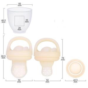 Aricare Baby Food <strong>Dummy</strong> Nibbler Soft Silicone <strong>Fruit</strong> Pacifier Feeder with PP Cover for 0-12 Months - Product Image 4