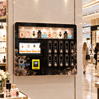 Distributeur automatique de parfum commercial, distributeur de parfum en libre-service avec paiement par code QR pour centre commercial, hôtel, aéroport